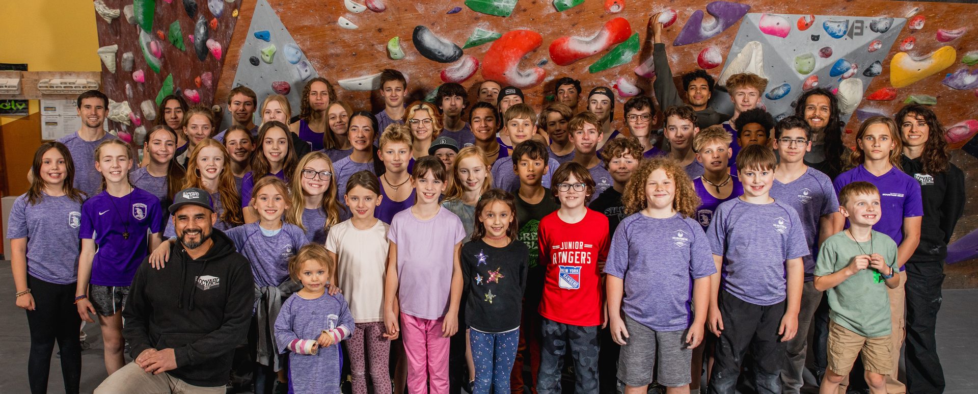 Bloc Yard youth climbing team